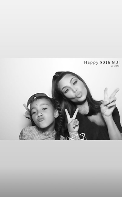 Kim Kardashian, North West, Psalm West, Instagram